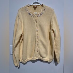 Vintage April Cornell knit cardigan